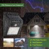 Solar Light 20 LEDs Outdoor PIR Motion Sensor Lights IP65 Waterproof 120 Degree Sensing Wide Angle Lighting