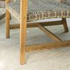 HAMPTON WOOD + WICKER CLUB CHAIR ( set of 2)