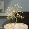 Tabletop Bonsai Tree Branch Light; 72LED Wire String Lights With Touch Switch; USB Operated Artificial Tree Lamp For Bedroom; Desktop; Christmas Party