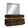 Dunhill Modern Style 6- Drawer Dresser Made with Wood in Brown