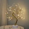 Tabletop Bonsai Tree Branch Light; 72LED Wire String Lights With Touch Switch; USB Operated Artificial Tree Lamp For Bedroom; Desktop; Christmas Party