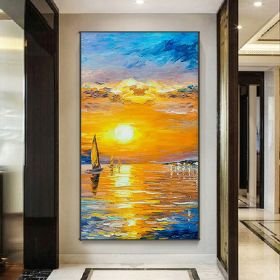 Handmade Oil Painting Modern Oil Painting On Canvas Abstract Oil Painting Hand Painted Large Wall Art For Living Room Hallway Bedroom Luxurious Decora (style: 1, size: 150X220cm)