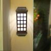 2pcs Extended Solar Light Outdoor Wall Light; Courtyard Garden Villa Ground Light; Waterproof Wall Fence Stair Light Decorative Wall Light